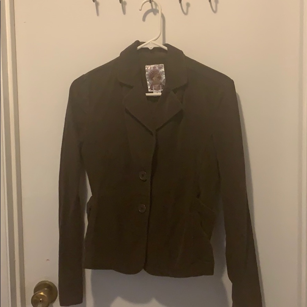 Brown blazer